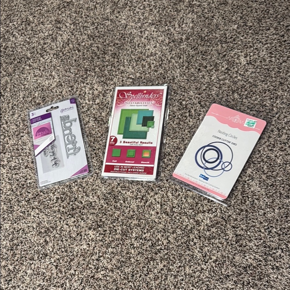 Spellbinders, QuicKutz & Gemini Craft Metal Die Set
